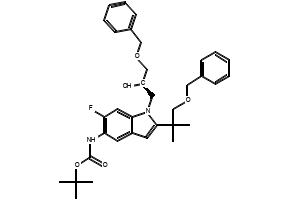 1-(tert-butoxycarbonyl)-6-(benzyloxy)-1H-indol-2-yl-2-boronicacid structure, CAS 850568-66-0