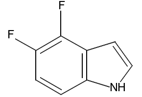 4,5-Difluoroindole structure, CAS 247564-63-2