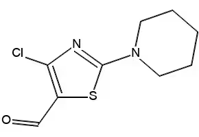 4-chloro-2-(4-oxopiperidin-1-yl)thiazole-5-carbaldehyde structure, CAS 914348-62-2