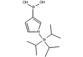 1-(triisopropylsilyl)-1H-pyrrol-3-yl-3-boronicacid structure, CAS 138900-55-7