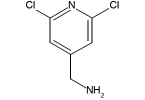 2,6-Dichloropyridine-4-methylamine structure, CAS 88579-63-9