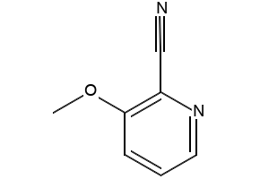 2-Cyano-3-methoxypyridine structure, CAS 24059-89-0