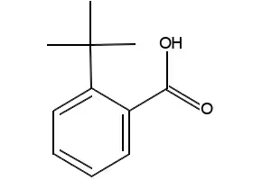 2-tert-Butylbenzoicacid structure, CAS 1077-58-3