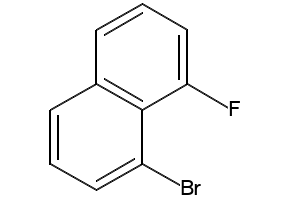 1-bromo-8-fluoronaphthalene structure, CAS 33718-15-9