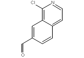 1-chloroisoquinoline-7-carbaldehyde structure, CAS 223671-53-2