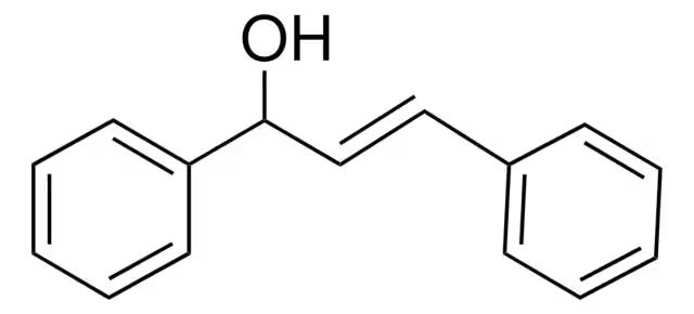 Trans-1,3-diphenyl-2-propen-1-ol structure, CAS 62668-02-4