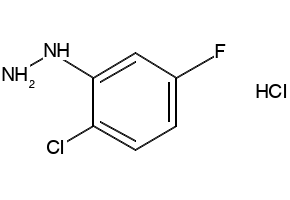 2-Chloro-5-fluorophenylhydrazinehydrochloride structure, CAS 502496-25-5