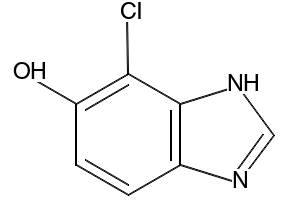 1H-Benzimidazol-5-ol,4-chloro structure, CAS 124841-30-1