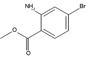 Methyl2-amino-4-bromobenzoate structure, CAS 135484-83-2