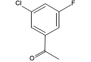 3'-Chloro-5'-fluoroacetophenone structure, CAS 842140-52-7