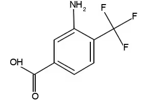 3-Amino-4-(trifluoromethyl)benzoicacid structure, CAS 125483-00-3