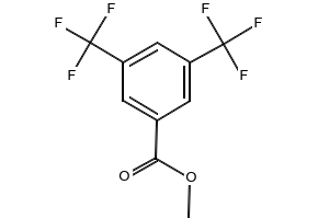 Methyl3,5-bis(trifluoromethyl)benzoate structure, CAS 26107-80-2