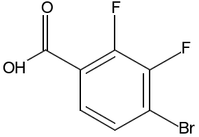 2,3-Difluoro-4-bromobenzoicacid structure, CAS 194804-91-6
