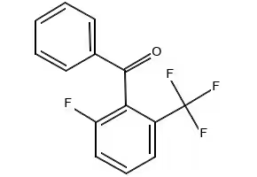 2-Fluoro-6-(trifluoromethyl)benzophenone structure, CAS 208173-18-6