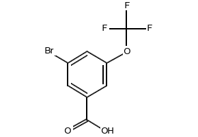 3-Bromo-5-(trifluoromethoxy)benzoicacid structure, CAS 453565-90-7