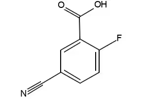5-Cyano-2-fluorobenzoicacid structure, CAS 146328-87-2