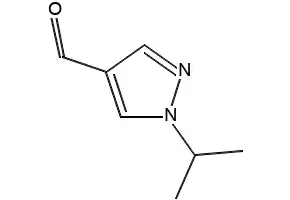 1-isopropyl-1H-pyrazole-4-carbaldehyde structure, CAS 313735-67-0