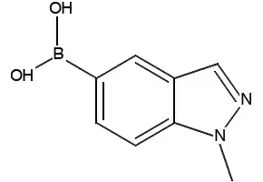 1-methyl-1H-indazol-5-yl-5-boronicacid structure, CAS 590418-08-9