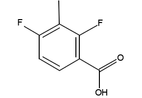 2,4-Difluoro-3-methylbenzoicacid structure, CAS 112857-68-8