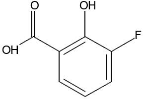 3-Fluoro-2-Hydroxybenzoicacid structure, CAS 341-27-5