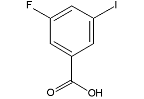 5-Fluoro-3-iodobenzoicacid structure, CAS 723294-74-4