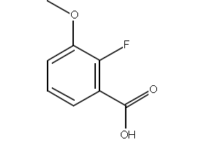 2-Fluor-3-methoxybenzoicacid structure, CAS 137654-20-7