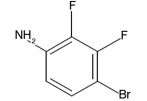4-Bromo-2,3-difluoroaniline structure, CAS 112279-72-8