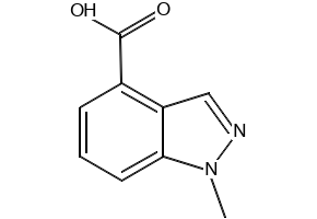 1-methyl-1H-indazole-4-carboxylicacid structure, CAS 1071433-05-0