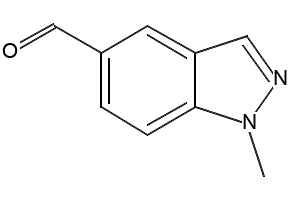 1-methyl-1H-indazole-5-carbaldehyde structure, CAS 872607-89-1