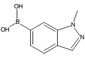 1-Methylindazole-6-boronicacid structure, CAS 1150114-80-9