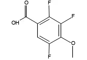 4-Methoxy-2,3,5-Trifluorobenzoicacid structure, CAS 1003709-67-8