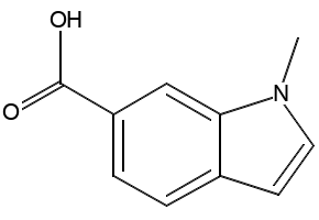 1-methyl-1H-indole-6-carboxylicacid structure, CAS 202745-73-1