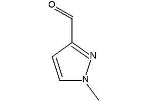 1-methyl-1H-pyrazole-3-carbaldehyde structure, CAS 27258-32-8