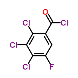 2,3,4-Trichloro-5-fluorobenzoicchloride structure, CAS 115549-05-8