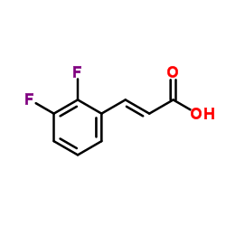 Trans-2,3-Difluorocinnamicacid structure, CAS 236746-13-7