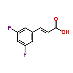 Trans-2,6-Difluorocinnamicacid structure, CAS 147700-58-1