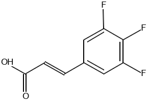 3,4,5-Trifluorocinnamicacid structure, CAS 152152-19-7