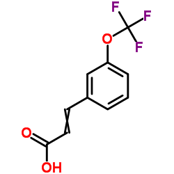 3-(Trifluoromethoxy)cinnamicacid structure, CAS 168833-80-5