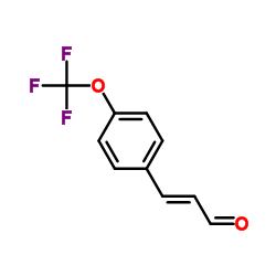 4-(Trifluoromethoxy)cinnamicaldehyde structure, CAS 183800-94-4