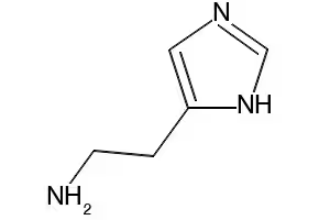 2-(1H-imidazol-5-yl)ethanamine structure, CAS 65592-96-3