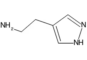 2-(1H-pyrazol-4-yl)ethanamine structure, CAS 42150-24-3
