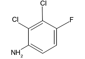 2,3-Dichloro-4-fluoroaniline structure, CAS 36556-52-2