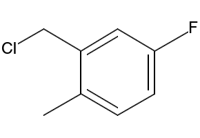 5-Fluoro-2-methylbenzylchloride structure, CAS 22062-55-1