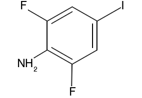 2,6-Difluoro-4-iodoaniline structure, CAS 141743-49-9