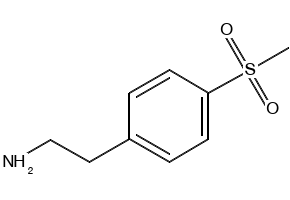 2-(4-(methylthio)phenyl)ethanamine structure, CAS 118468-21-6