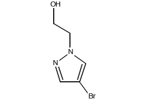 2-(4-bromo-1H-pyrazol-1-yl)ethanol structure, CAS 214614-81-0