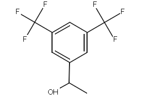 3,5-Bis(trifluoromethyl)phenylethanol structure, CAS 368-63-8