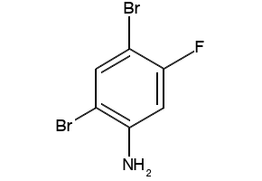 2,4-Dinitro-5-fluoroaniline structure, CAS 367-81-7