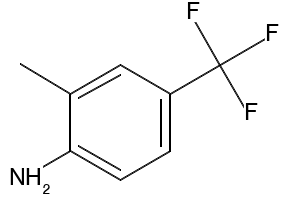 2-Methyl-4-(trifluoromethyl)aniline structure, CAS 67169-22-6