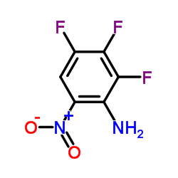 2,3,4-Trifluoro-6-nitroaniline structure, CAS 148416-38-0